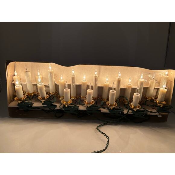 Vintage new old stock Christmas Holidays Twinkling Candles lights - Picture 2 of 6